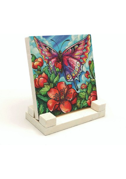 Kelebekbaskılı Doğaltaş Masaüstlük