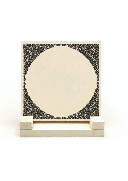 Geleneksel Hat Sanatı ile Doğal Taş Üzerine Yazılı Masaüstü Isimlik indirimleri