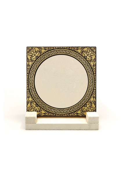 Geleneksel Hat Sanatı ile Doğal Taş Üzerine Yazılı Masaüstü Isimlik indirimleri