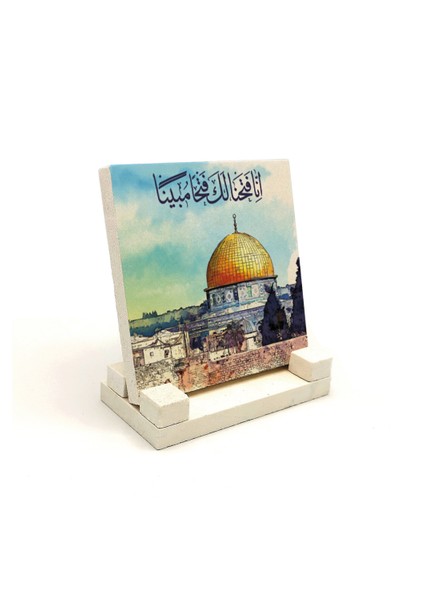 Şüphesiz Biz Sana Apaçık Bir Fetih Verdik. [fetih 1]yazılı Doğaltaş Masaüstlük