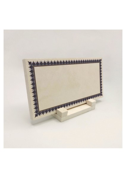 Geleneksel Hat Sanatı ile Doğal Taş Üzerine Yazılı Masaüstü Isimlik fırsatları