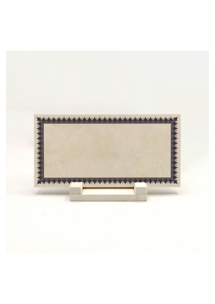 Geleneksel Hat Sanatı ile Doğal Taş Üzerine Yazılı Masaüstü Isimlik indirimleri