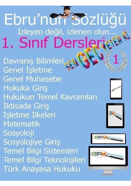 Ebru'nun Sözlüğü AÖF İİBF 1. Sınıf Sözlüğü