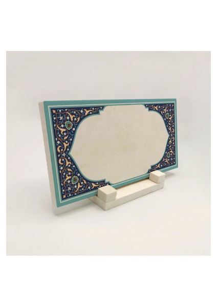 Geleneksel Hat Sanatı ile Doğal Taş Üzerine Yazılı Masaüstü Isimlik fırsatları