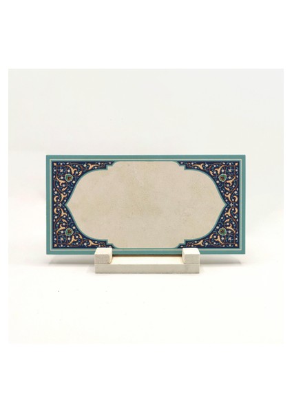 Geleneksel Hat Sanatı ile Doğal Taş Üzerine Yazılı Masaüstü Isimlik indirimleri