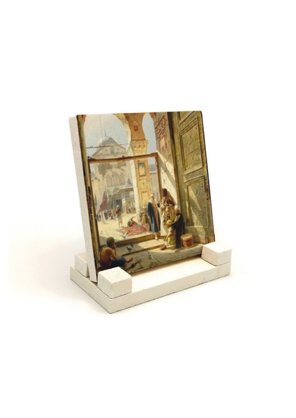 Emevi Camii Kapısıbaskılı Doğaltaş Masaüstlük