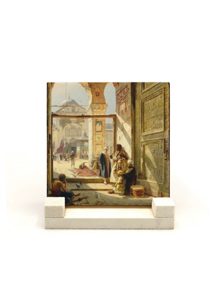 Emevi Camii Kapısıbaskılı Doğaltaş Masaüstlük fiyatları