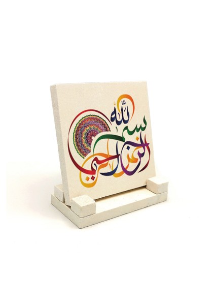 Besmeleyazılı Doğaltaş Masaüstlük