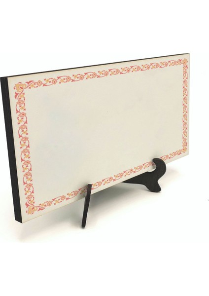 Geleneksel Hat Sanatı ile Mdf Üzerine Yazılı Masaüstü Isimlik fırsatları