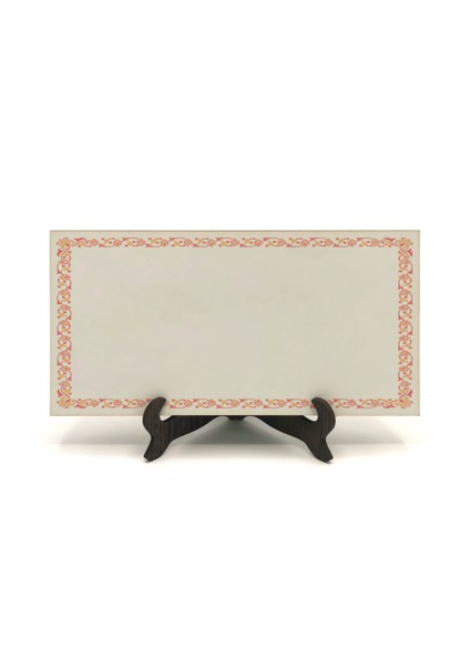 Geleneksel Hat Sanatı ile Mdf Üzerine Yazılı Masaüstü Isimlik indirimleri