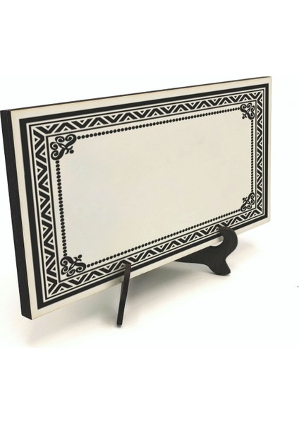 Geleneksel Hat Sanatı ile Mdf Üzerine Yazılı Masaüstü Isimlik fırsatları