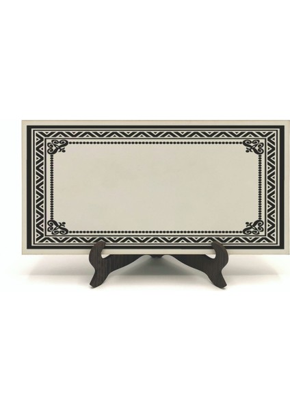 Geleneksel Hat Sanatı ile Mdf Üzerine Yazılı Masaüstü Isimlik indirimleri