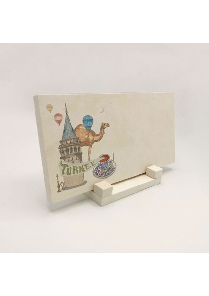 Geleneksel Hat Sanatı ile Doğal Taş Üzerine Yazılı Masaüstü Isimlik fırsatları