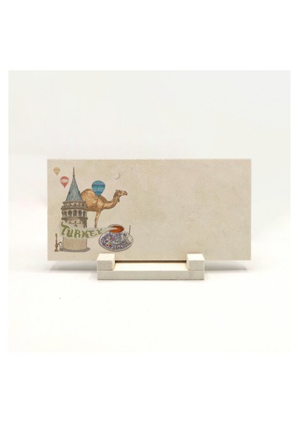 Geleneksel Hat Sanatı ile Doğal Taş Üzerine Yazılı Masaüstü Isimlik indirimleri