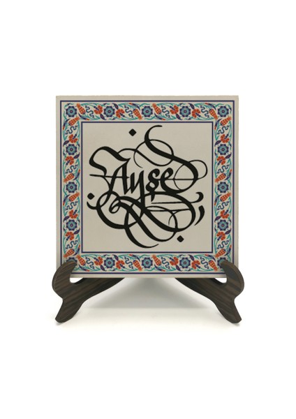 Geleneksel Hat Sanatı ile Mdf Üzerine Yazılı Masaüstü Isimlik fiyatları