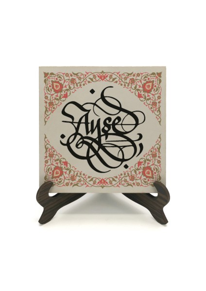 Geleneksel Hat Sanatı ile Mdf Üzerine Yazılı Masaüstü Isimlik fiyatları