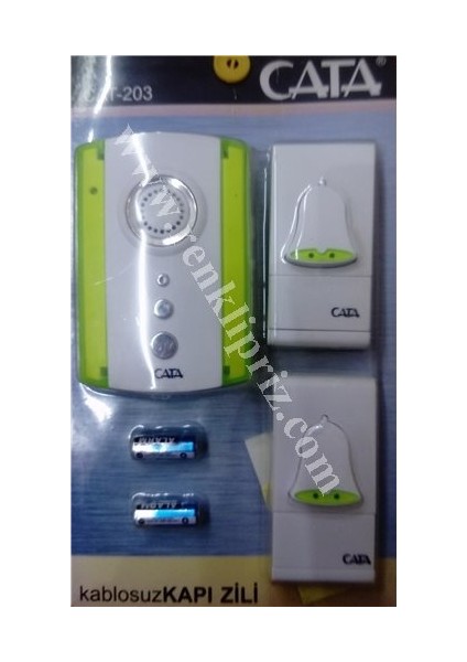 Iki Butonlu Kablosuz Kapı Zili CT-203