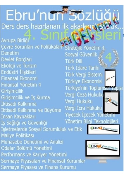 Ebru’nun Sözlüğü-AÖF 4. Sınıf Dersleri E- Sözlük