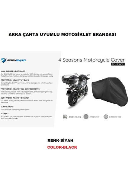 Triumph Street Scrambler Motosiklet Brandası Arka Çanta Uyumlu Branda,örtü modelleri