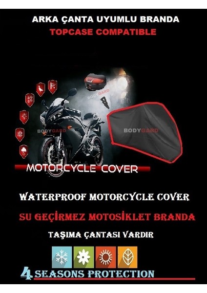 Triumph Street Scrambler Motosiklet Brandası Arka Çanta Uyumlu Branda,örtü indirimleri