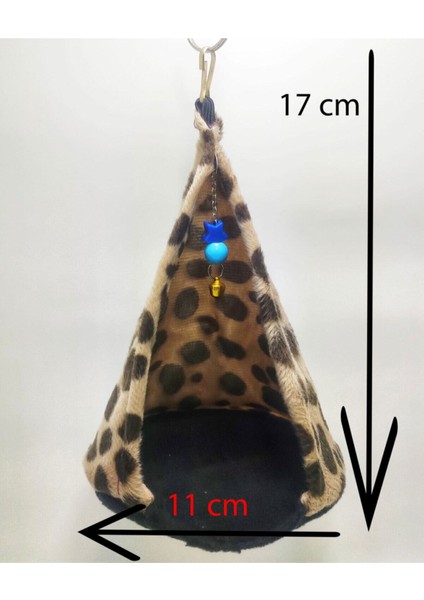 Hint Bülbülü Yuvası , Sıcak Peluş Kuş Çadırı, Kuş Hamağı + Süpriz Hediye