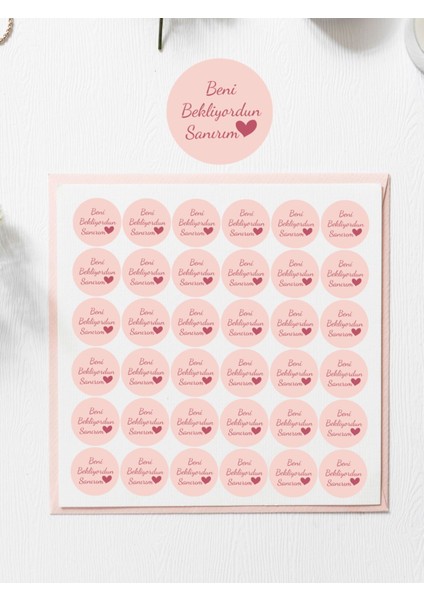 Desenli Thank You Teşekkür Stickers Paketleme Kargo Çıkartma PYTKSTK116