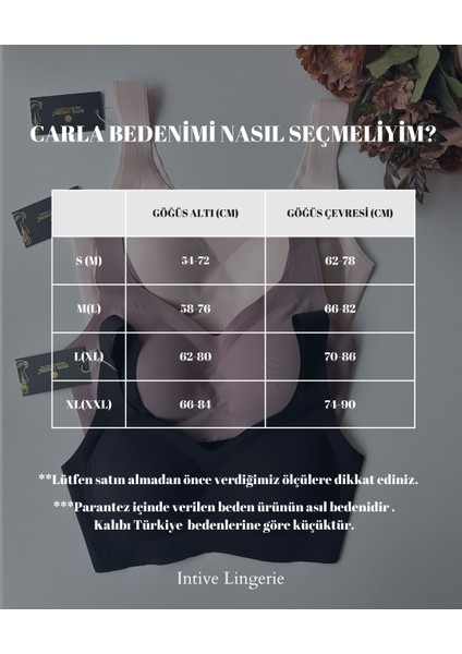 Carla Balensiz Dikişsiz Push-Up Invisible Ice-Silk (Görünmez) Sütyen - Ithal Bra