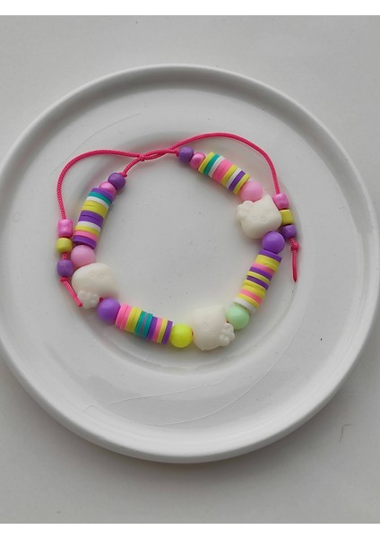 Hello Kitty Figür, Fimo Çocuk Bileklik modelleri