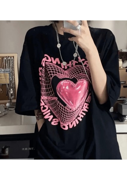 Y2K Everything Nice Yazılı T-Shirt