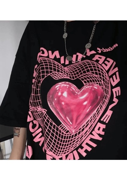 Y2K Everything Nice Yazılı T-Shirt