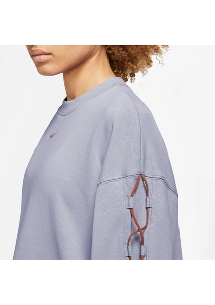 French Terry Novelty Training Kadın Sweatshirt DX0002-519 indirimleri