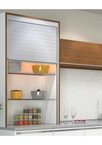 Stor Dolap Kapak Fren Mekanizmalı (60X60) Krom Renk