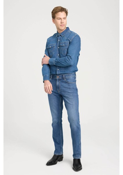 Erkek Jean Pantolon Mavi W12S084W83 Slim