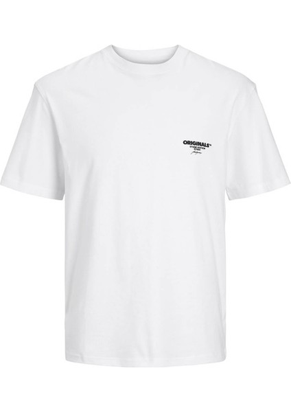 Erkek T-Shirt Beyaz 12256494 Jorbora Brandıng Tee Ss Crew Neck Blk fiyatları