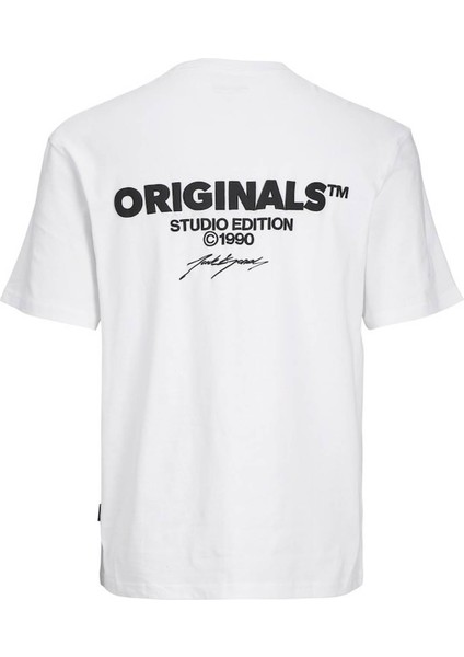 Erkek T-Shirt Beyaz 12256494 Jorbora Brandıng Tee Ss Crew Neck Blk modelleri