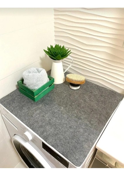 Keçe Çamaşır Makinesi Örtüsü Pedi 55*60CM