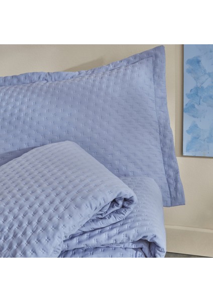 Karaca Home Breeze Soft Çift Kişilik Yatak Örtüsü Indigo