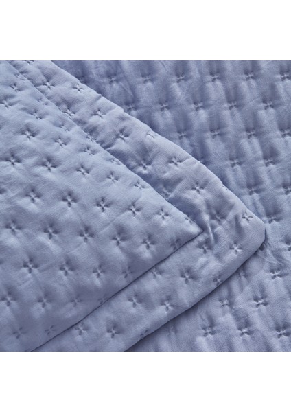 Karaca Home Breeze Soft Çift Kişilik Yatak Örtüsü Indigo