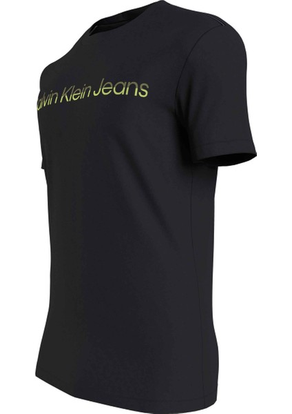 Düz Siyah Erkek T-Shirt J30J3246820GO fiyatları