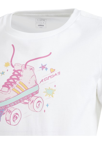 Baskılı Beyaz Kadın T-Shirt IM8330-SUMMER Gfx Tee fiyatları