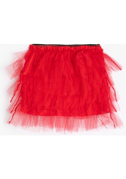 Normal Bel Relaxed Kırmızı Mini Kadın Etek 4SKG70007AK