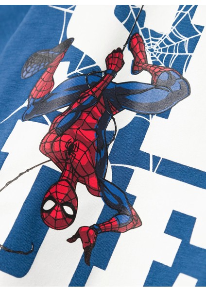 Name It Desenli Koyu Mavi Erkek T-Shirt Nmmmakan Spıderman Ss Top Mar