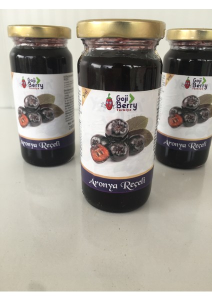 Gojiberry Türkiye Aronya Reçeli Şeker Ilavesiz 290 Gram