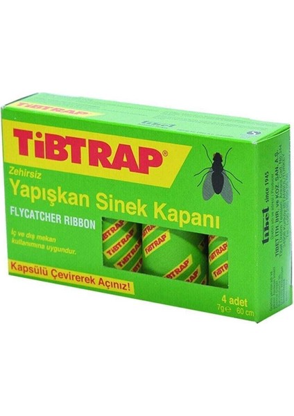 Tibtrap Yapışkan Sinek Kapanı 4 Lü