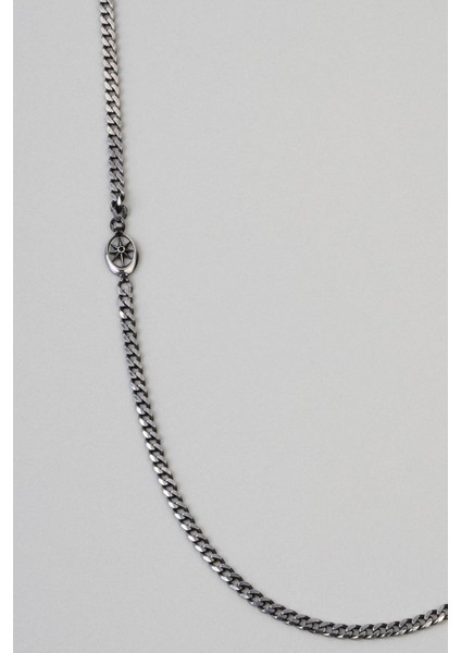 Gizemli Yıldız 60 cm Gümüş Erkek Kolye fiyatları