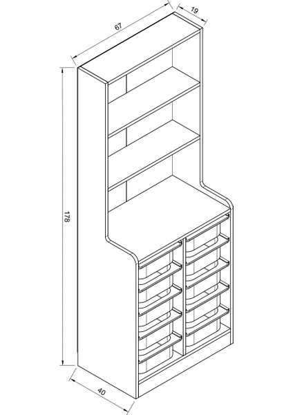 Feline 10 Sepet Oyuncak Dolabı Çok Amaçlı Mutfak Banyo Kiler Dolabı Sarı fırsatları