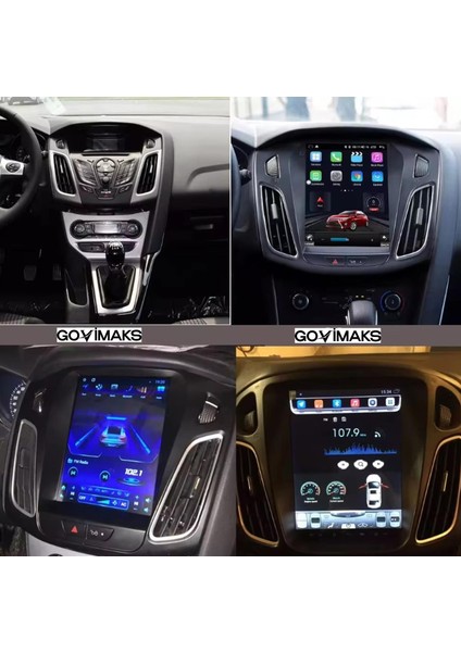 Ford Focus 3-4 2015-2018 Tesla 6 GB Ram 128 GB Hafıza Androıd Multımedıa Teyp