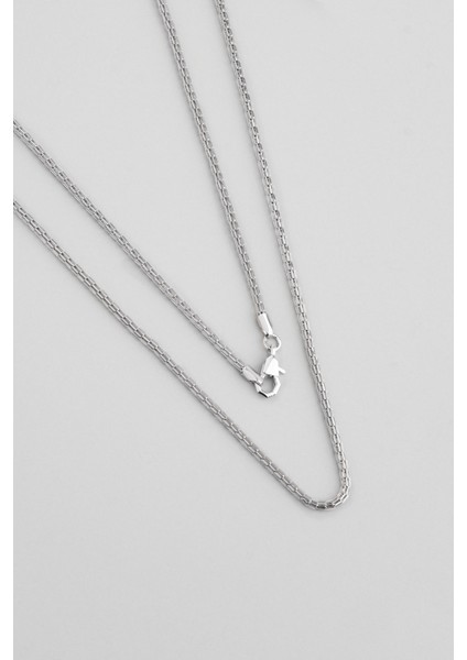 Minimal Stil 60 cm Gümüş Erkek Kolye fiyatları