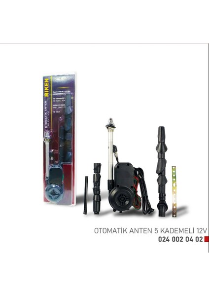 Otomatik Anten 5 Kademli Universal