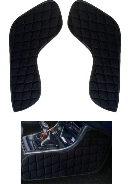 Tofaş Şahin Doğan Kartal Torpido Konsol Koruma Halısı | Tofaş Konsol Yan Kaplama Siyah Polar Kumaş